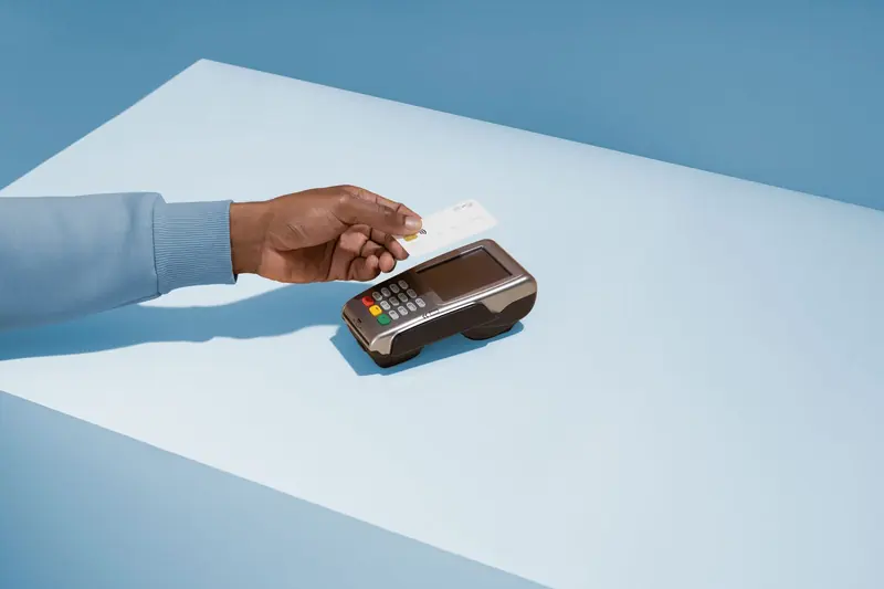 Interaction de paiement par carte